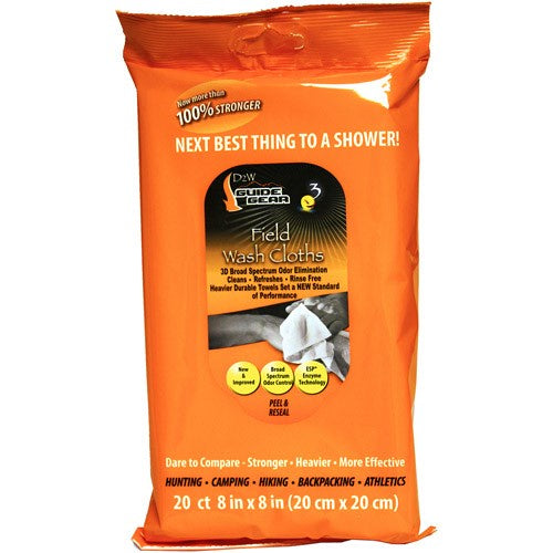 Dead Down Wind Field Wash Cloths - 20/pk Dead Down Wind Field Wash Cloths - 20/pk