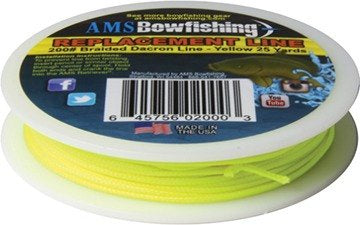AMS Retriever Bowfishing Line Yellow 200 lb. 25 yds.
