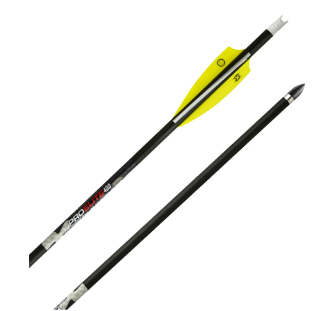 Pro Elite 400 Carbon Arrows 20" w/Alpha Nocks .003"